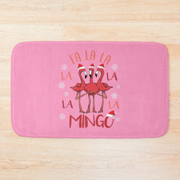 Item preview, Fa La La La Mingo Flamingo Christmas Present designed and sold by EllenTune.