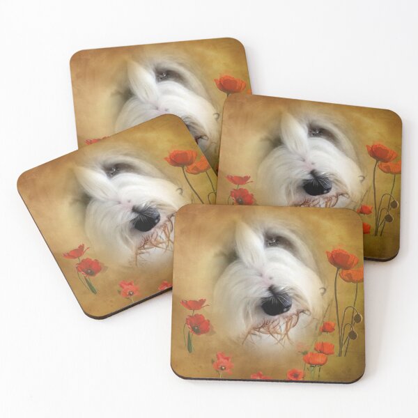 Item preview, Bearded Collie - head 2 designed and sold by PS-Design.