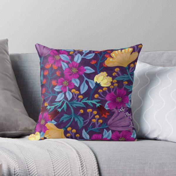 Floral Throw Pillow