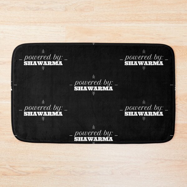 Item preview, Powered by shawarma designed and sold by Beeffervescent.