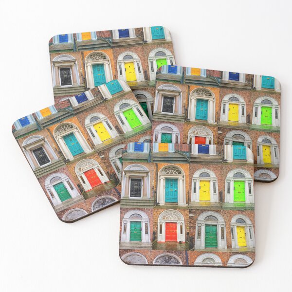 Item preview, Colorful doors collage designed and sold by Photopat.