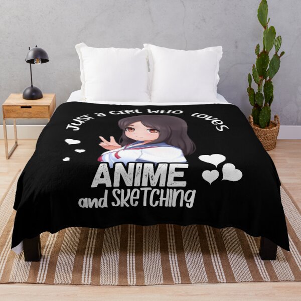 Item preview, Just A Girl Who Loves Anime designed and sold by hayatdesign.
