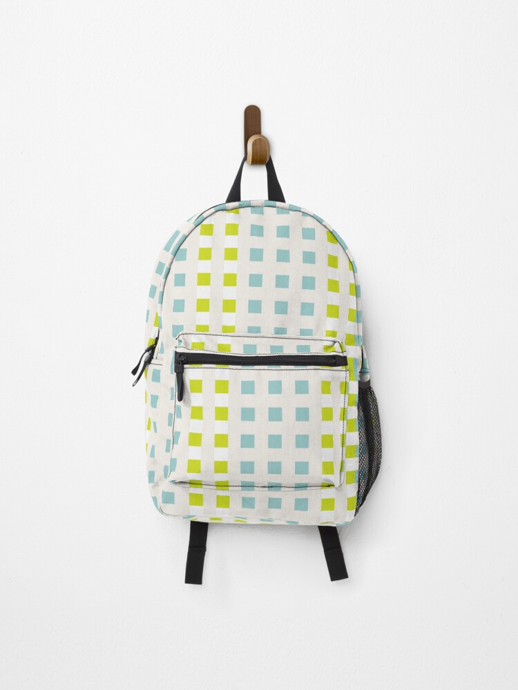 Thumbnail 1 of 3, Backpack, windows checks designed and sold by LBehrendtDesign.