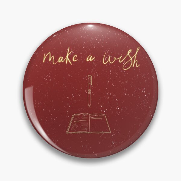 Item preview, Make a wish with your pen and notebook - for learners and writers, red designed and sold by ElmLenonn.