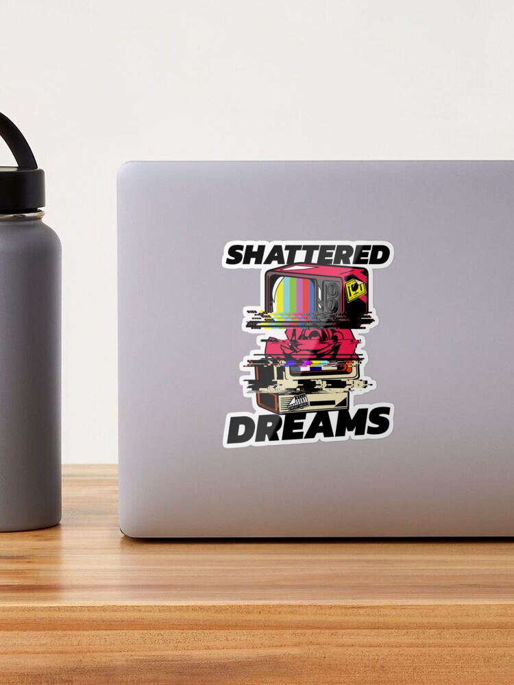 Shattered Dream Sans holding Bubble Tea Sticker for Sale by