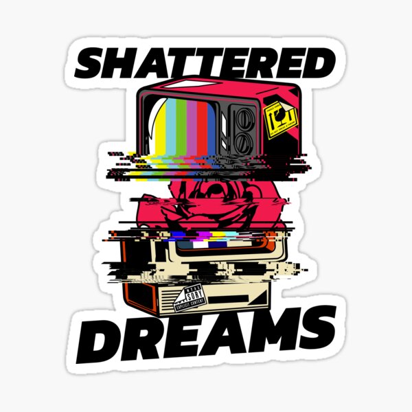 Shattered Dream Sans holding Bubble Tea Sticker for Sale by