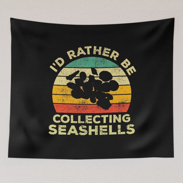 Item preview, I’d Rather Be Collecting Seashells Vintage Gift For Seashell Collectors designed and sold by JokeGysen.