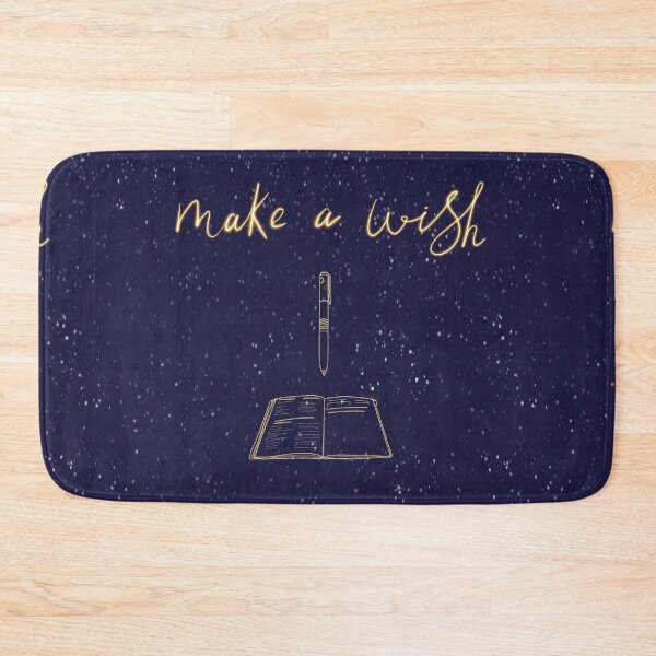 Item preview, Make a wish with your pen and notebook - for learners and writers, navy designed and sold by ElmLenonn.