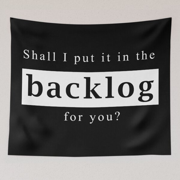 Item preview, Shall I put it in the backlog for you designed and sold by svanaerschot.