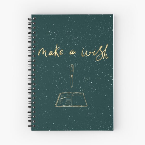 Item preview, Make a wish with your pen and notebook - for learners and writers, green designed and sold by ElmLenonn.