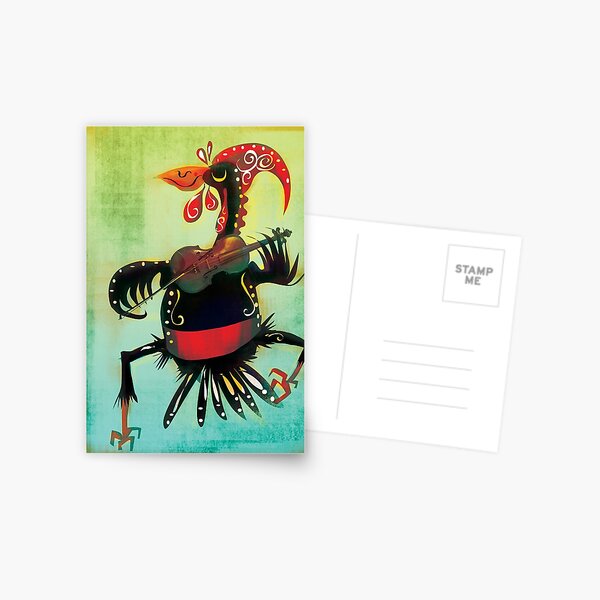 The Fiddling Bird Postcard