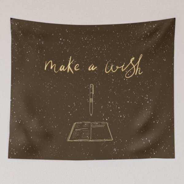 Item preview, Make a wish with your pen and notebook - for learners and writers, brown designed and sold by ElmLenonn.