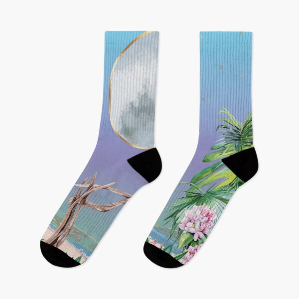 Item preview, Full Moon over Tropical Island designed and sold by Lisa Casineau.