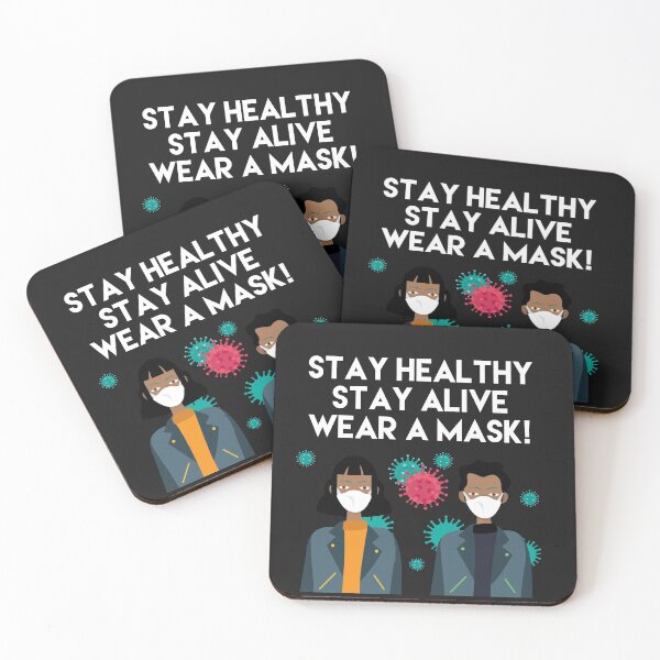Item preview, Stay Healthy, Stay Alive, Wear A Mask designed and sold by mymysterycloset.