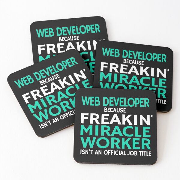 Item preview, Web Developer - Miracle Worker designed and sold by GamerGetup.