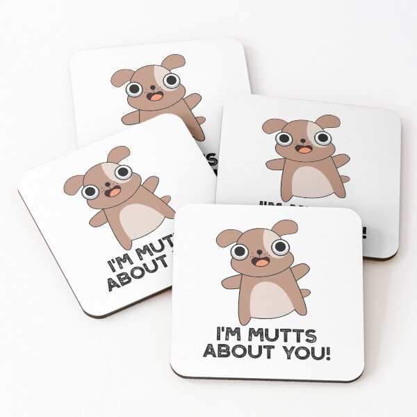 Item preview, I'm Mutts About You Funny Dog Puns  designed and sold by punnybone.
