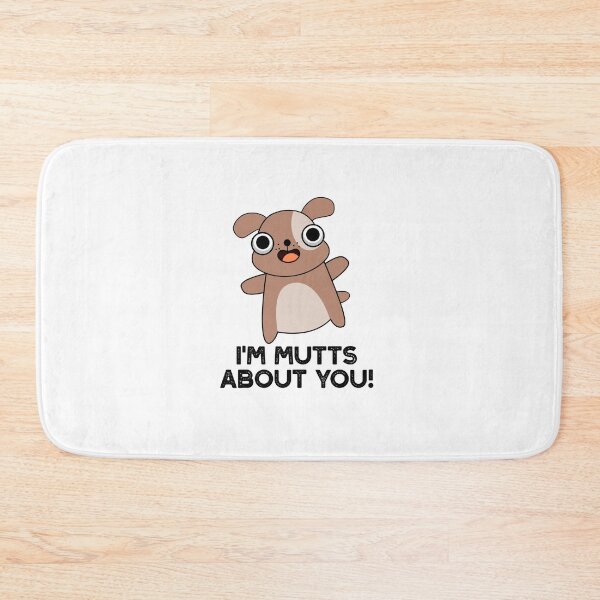 Item preview, I'm Mutts About You Funny Dog Puns  designed and sold by punnybone.