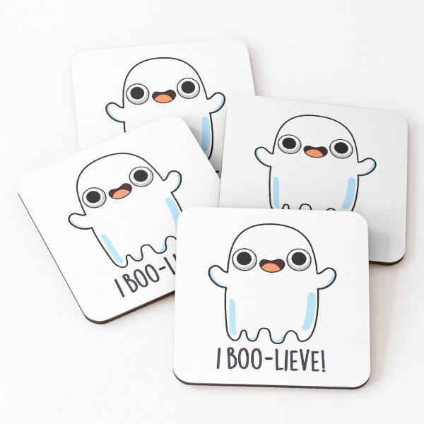 Item preview, I Boo-lieve Funny Positive Ghost Puns  designed and sold by punnybone.