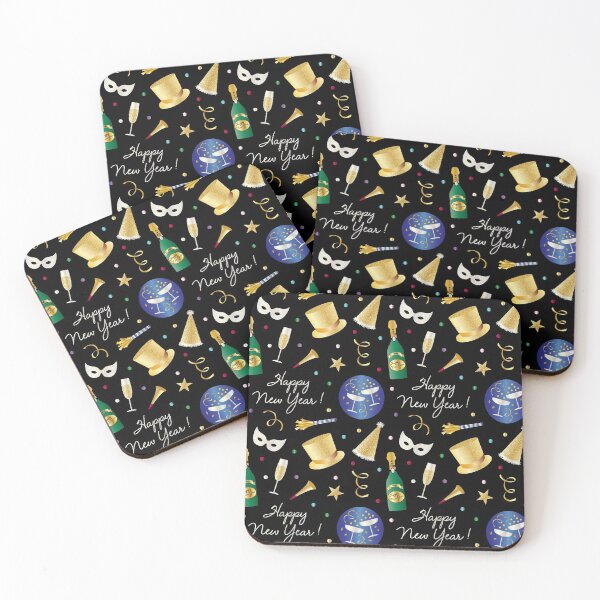Item preview, Happy new year party pattern designed and sold by RoyalPeople.