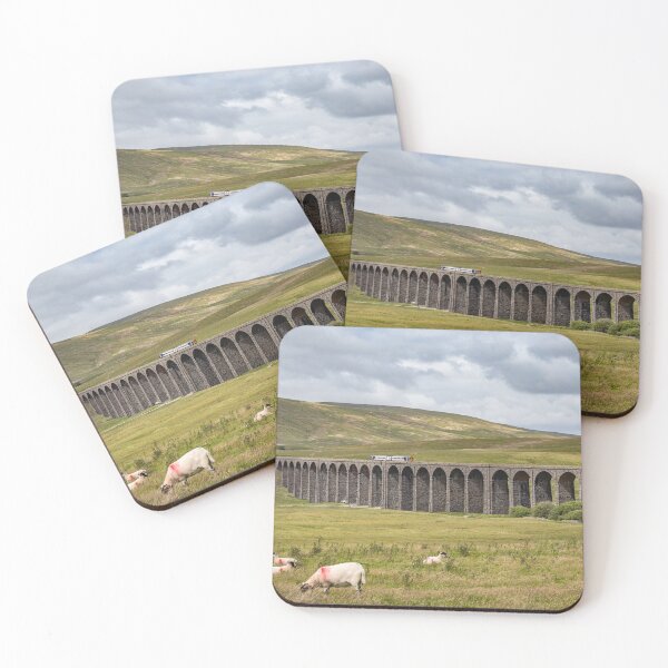 Item preview, Train Travelling Across The Ribblehead Viaduct, Yorkshire designed and sold by GeraldineCurtis.