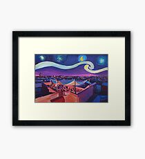 Starry Night in Marrakech Van Gogh Inspirations Framed Print