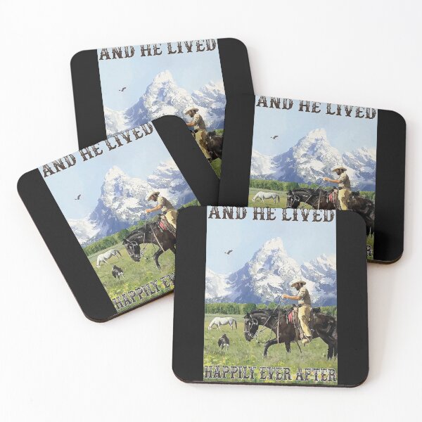 Item preview, he and horse lived happily ever after poster designed and sold by mlnana.