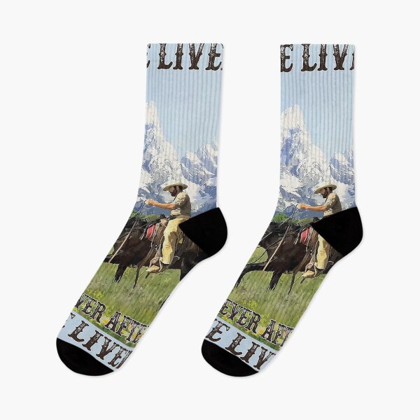 Item preview, he and horse lived happily ever after poster designed and sold by mlnana.