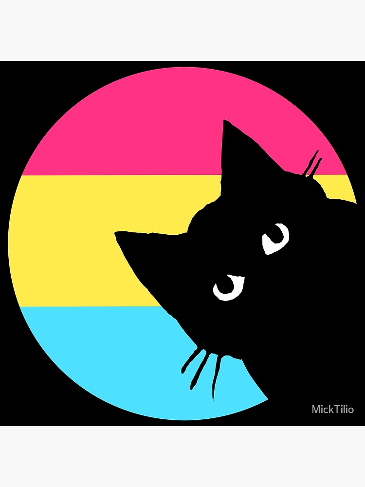 Cute Peeking Pansexual Pride Cat Poster For Sale By Micktilio Redbubble 3421