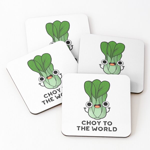 Item preview, Choy To The World Funny Bok Choy Puns  designed and sold by punnybone.