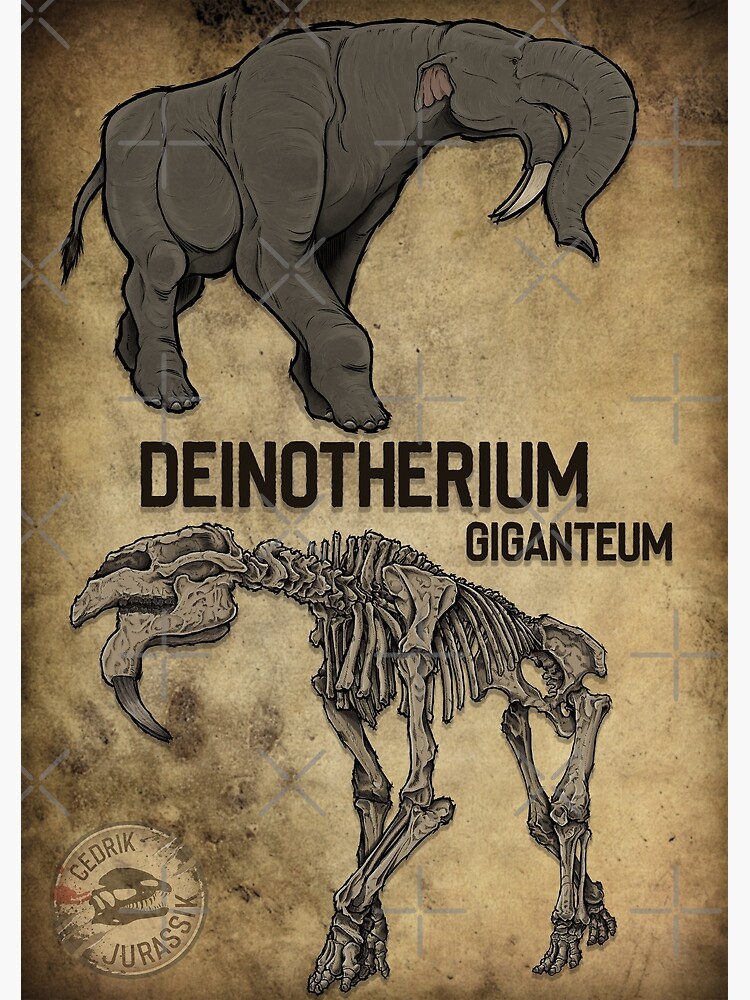 Deinotherium Art Print for Sale by VicBradyArt