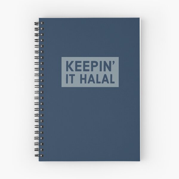 Item preview, Keepin it Halal Funny Ramadan Blue Quotes designed and sold by Eyesontheaurora.