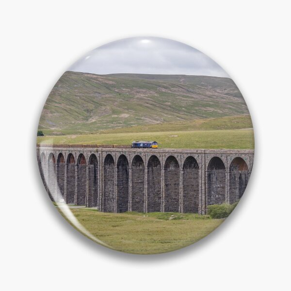 Item preview, Train Travelling Across The Ribblehead Viaduct, Yorkshire designed and sold by GeraldineCurtis.