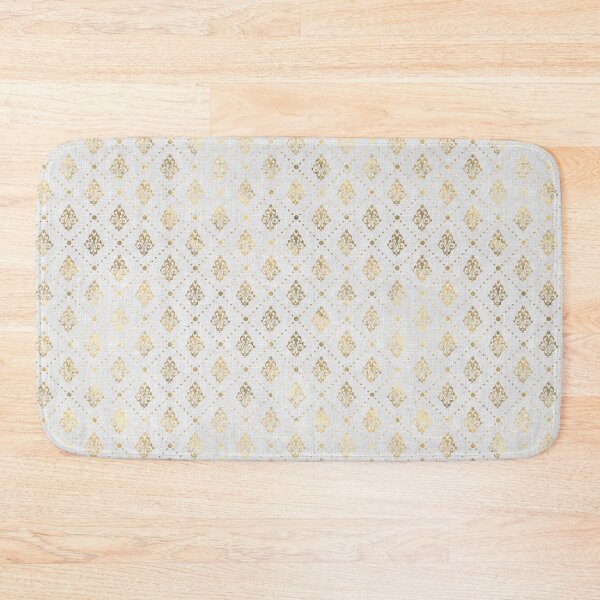 Item preview, Gold damask on white russet linen design designed and sold by AnnieHochmann.