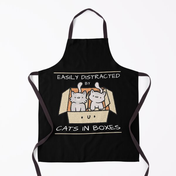 Item preview, Easily distracted by cats in boxes designed and sold by sketchypages.