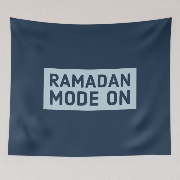 Item preview, Ramadan Mode On Blue designed and sold by Eyesontheaurora.