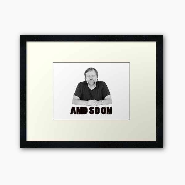 And So On Framed Art Print