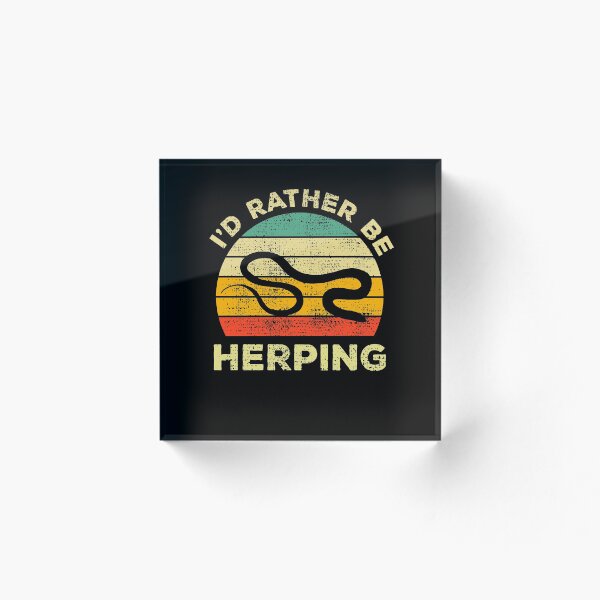Item preview, I’d Rather Be Herping Vintage Gift For Herpers designed and sold by JokeGysen.