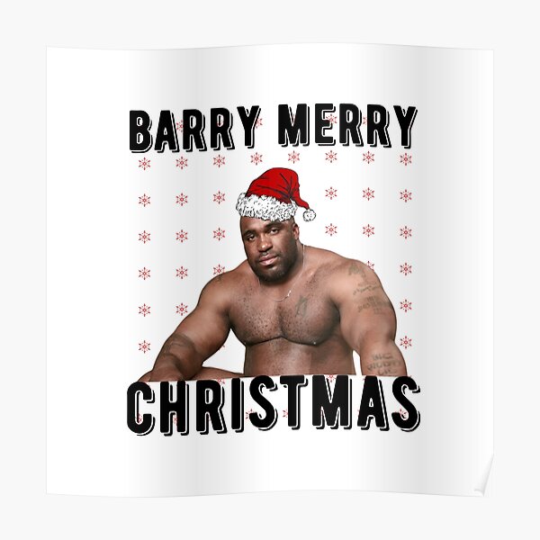 Barry Frohe Weihnachten Poster