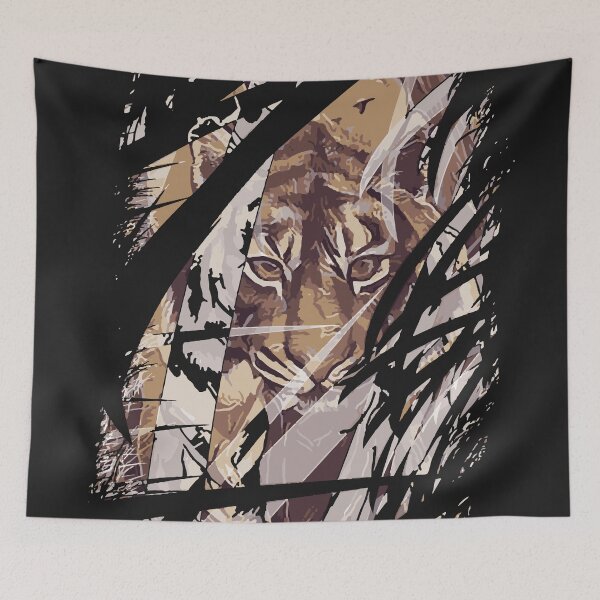 Item preview, Disappearing Tiger Remix designed and sold by MadRoyalDesigns.
