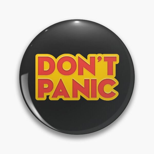 Item preview, Don't Panic designed and sold by ItsBudhol.