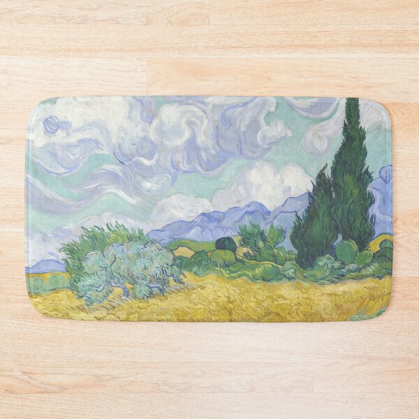Item preview, Wheat Field with Cypresses, by Vincent Van Gogh designed and sold by lamalee.