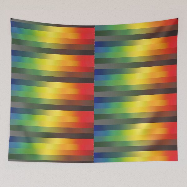 Item preview, Light Spectrum Art Rainbow Prism Emission Pattern designed and sold by WheresMyMojo.