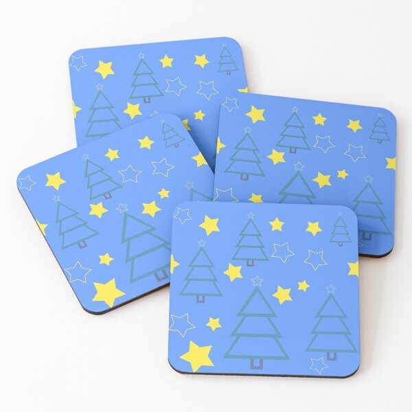 Item preview, Seasons Greetings blue xmas  designed and sold by BeatnikBuddha.