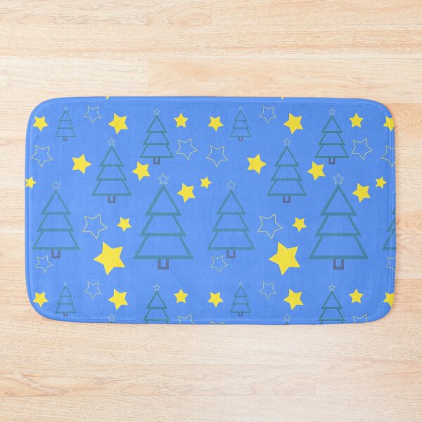 Item preview, Seasons Greetings blue xmas  designed and sold by BeatnikBuddha.