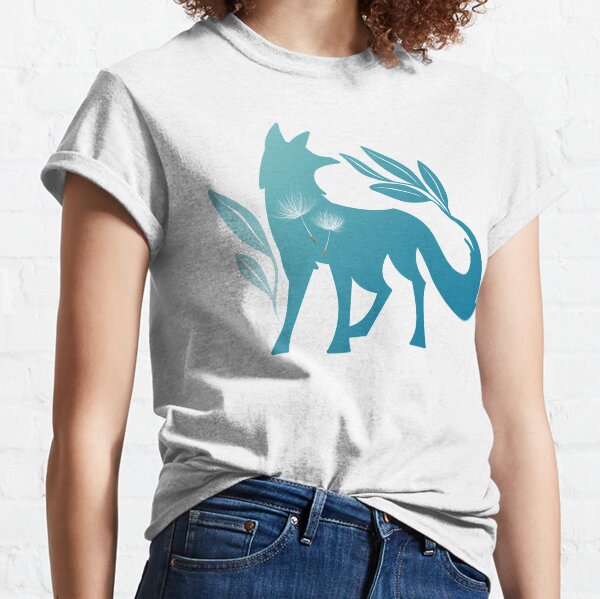 Fox Mountains with Dandelion Classic T-Shirt