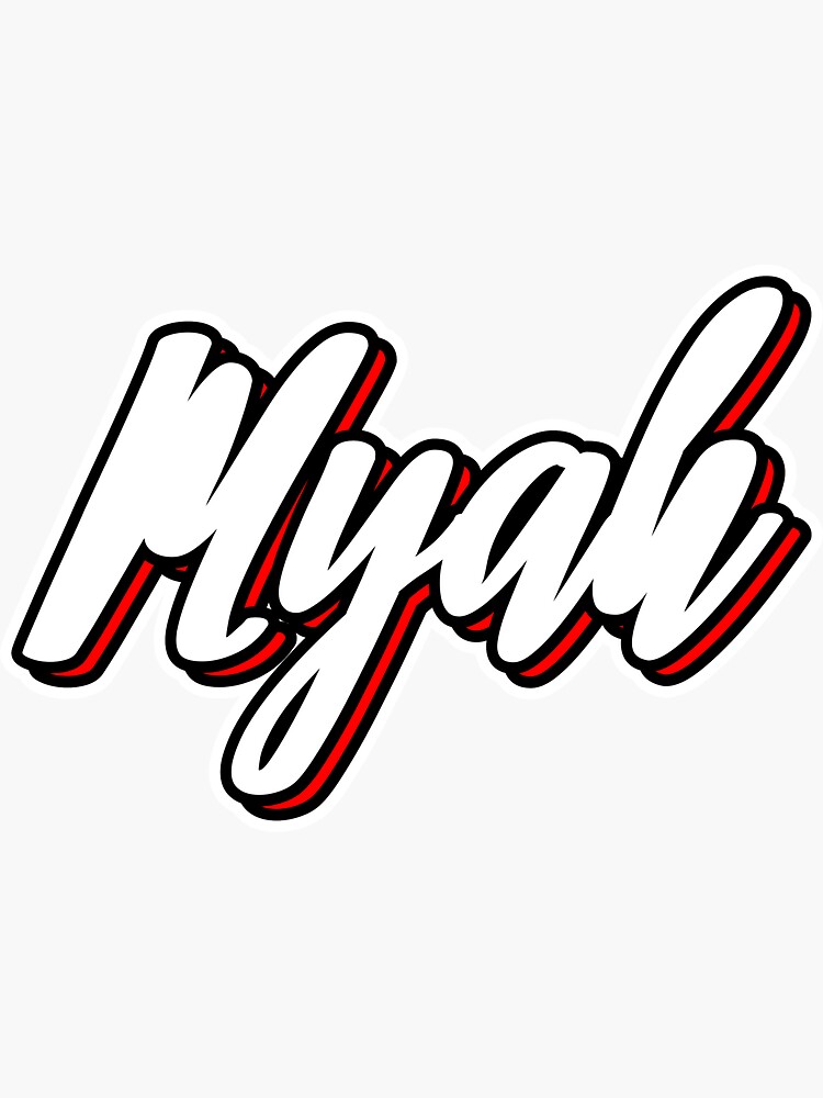 myah-first-name-hand-lettering-design-sticker-for-sale-by-sulies