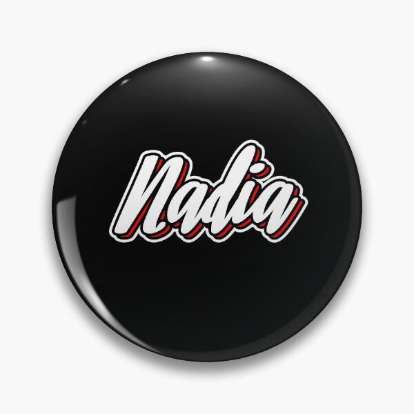 Item preview, Nadia first name - hand lettering design designed and sold by sulies.