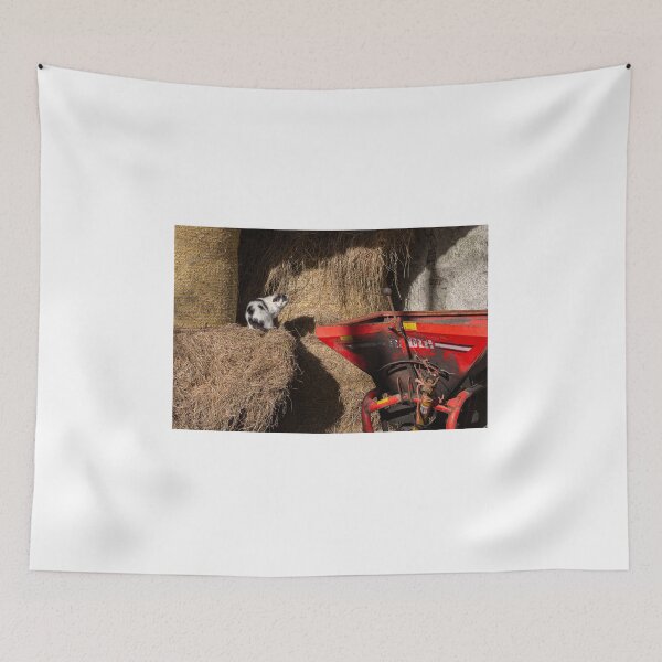 Item preview, Cat on Hay Bales designed and sold by StephenPower.