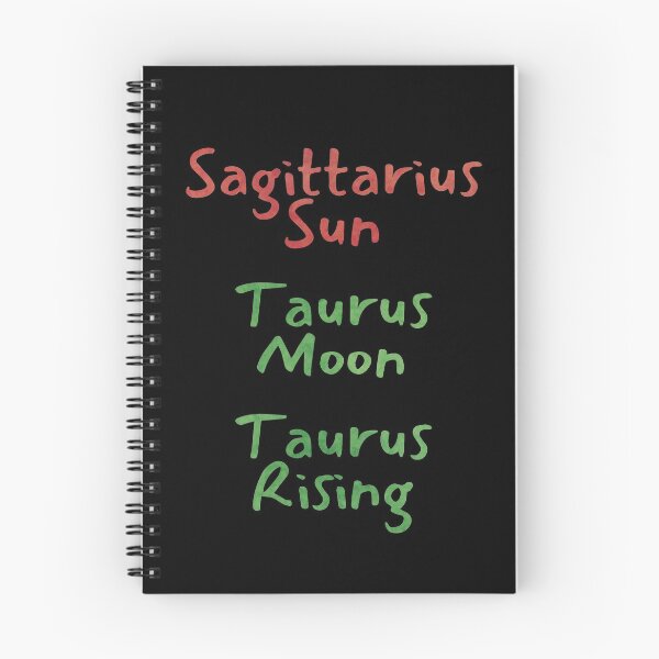 Item preview, Sagittarius Sun Taurus Moon Taurus Rising Text designed and sold by leomooncreates.