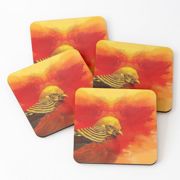 Item preview, Colorful Golden Pheasant designed and sold by Elisabeth Lucas.
